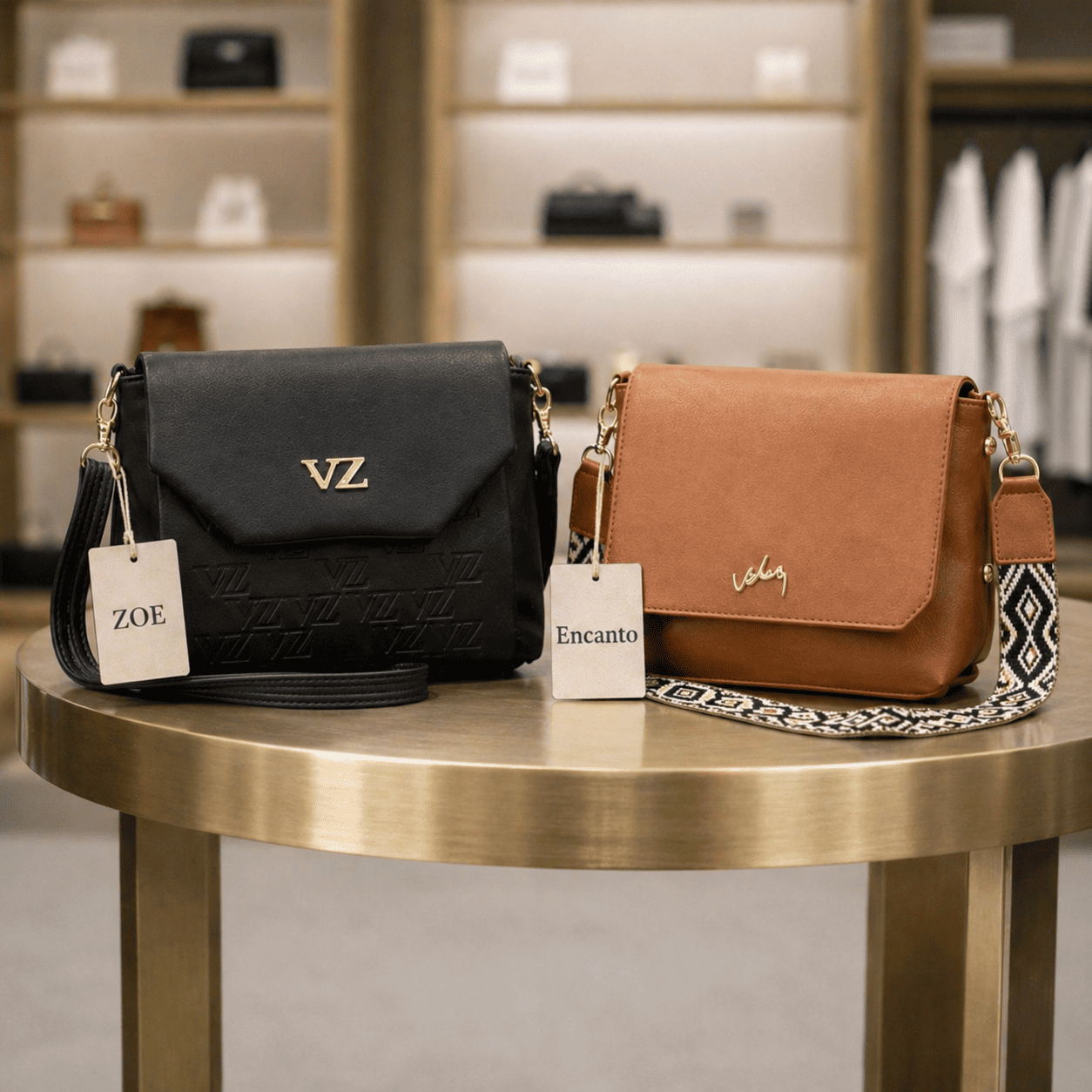 NUEVO Dúo Luxury: Bolso Zoe VZ + Bolso Encanto VZ de Regalo 🎁